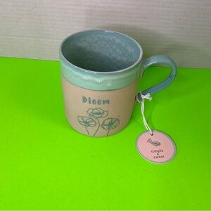 Bloom Ceramic Mug with Floral Design